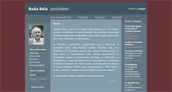 Desktop Screenshot of budabela.hu